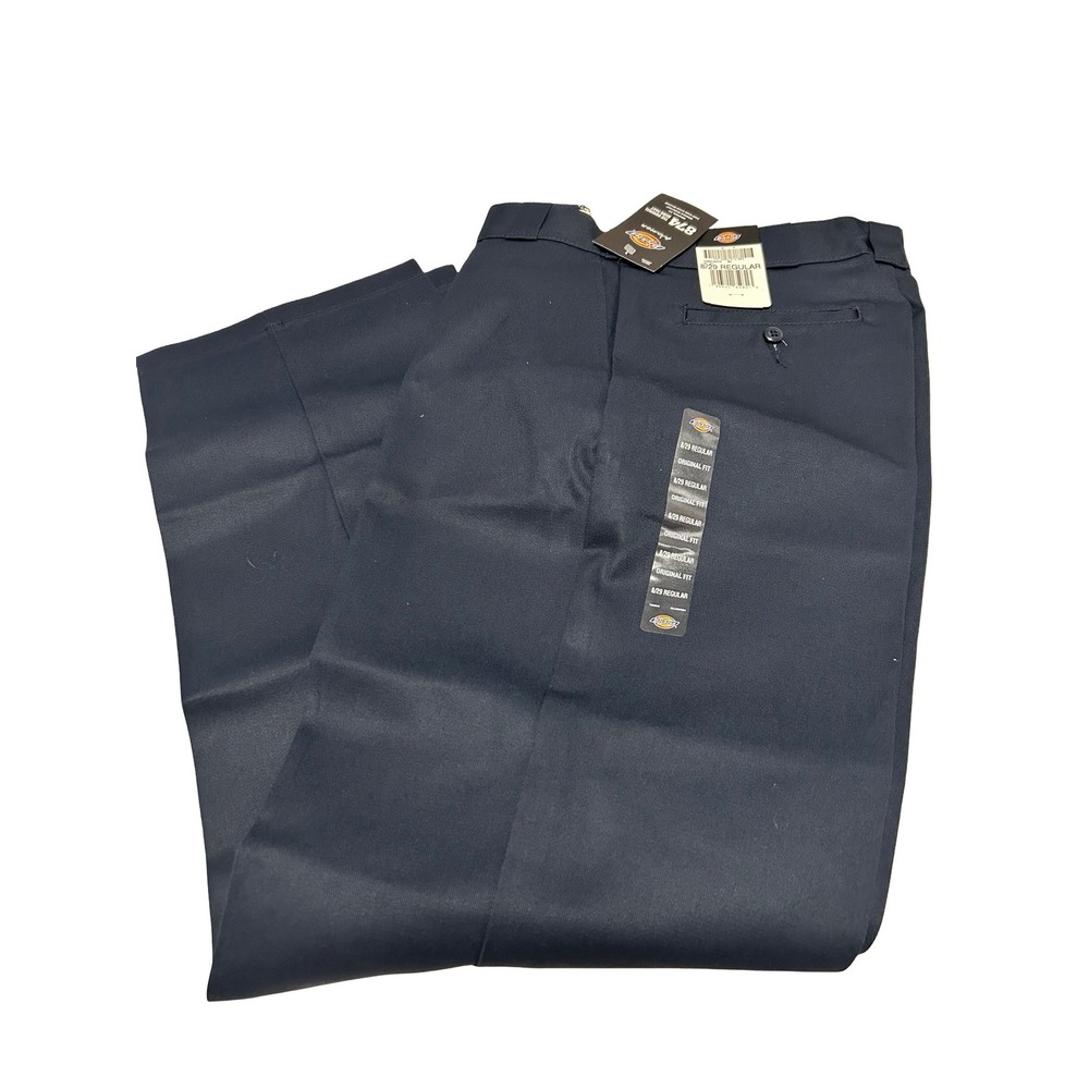 Dickies 874 Original Work Pant Womens 8/29 Navy Blue Straight Leg NWT DW874DN - Picture 3 of 9